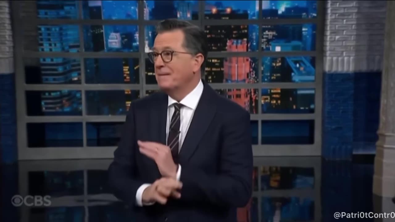 Stephen Colbert “joked” that Biden should pardon every late-night TV host. (Check Description)