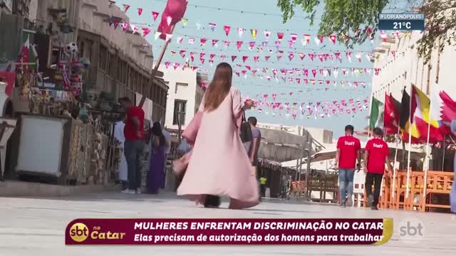 Copa do Mundo: mulheres enfrentam discriminação no Catar | SBT Brasil