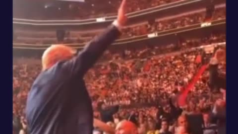 The crowd starts chanting "USA, USA" at the UFC in Miami. Biden won in 2020??? NOT A CHANCE!!!