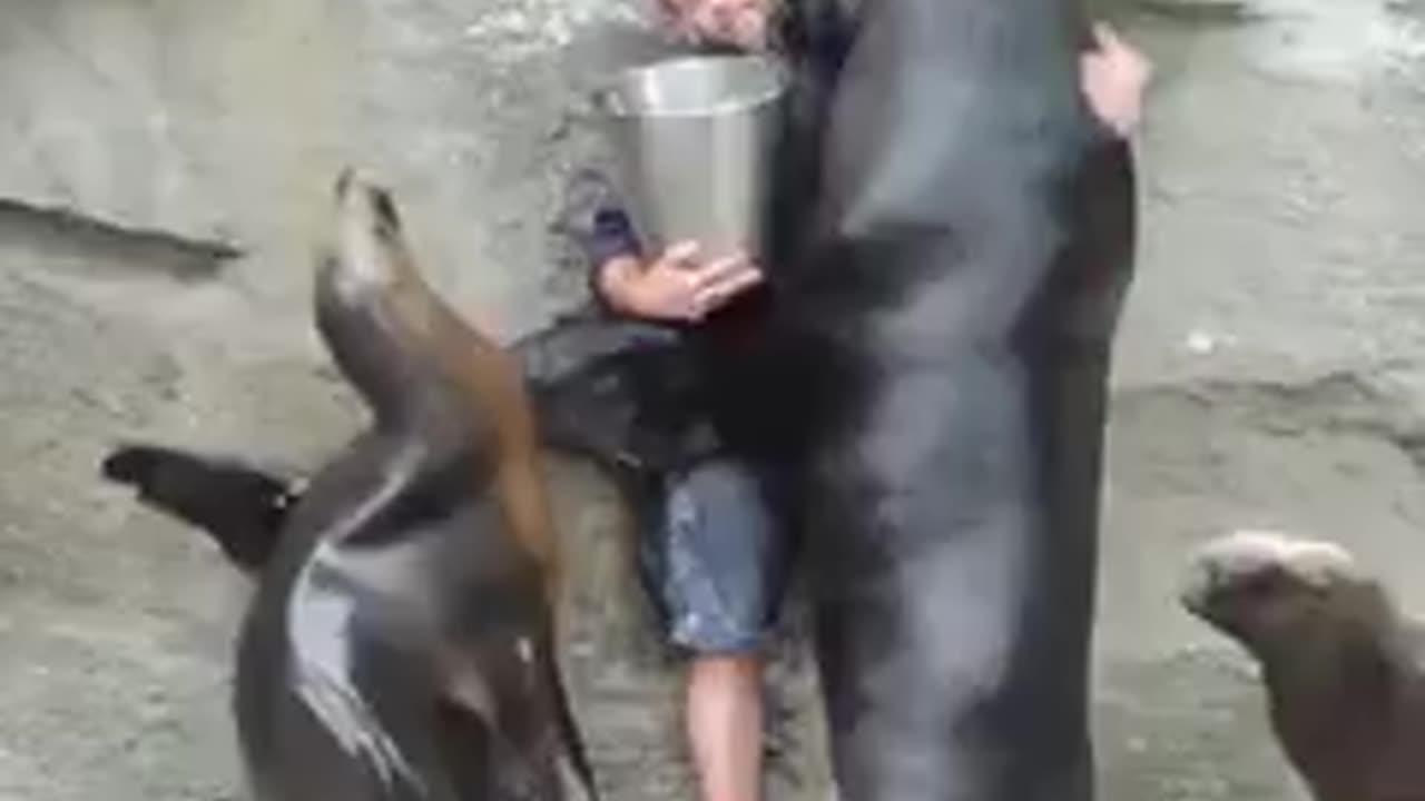 Incredible human and animal bonding!