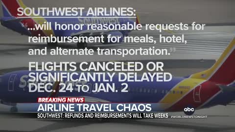 Southwest Airlines says they expect to return to normal operations