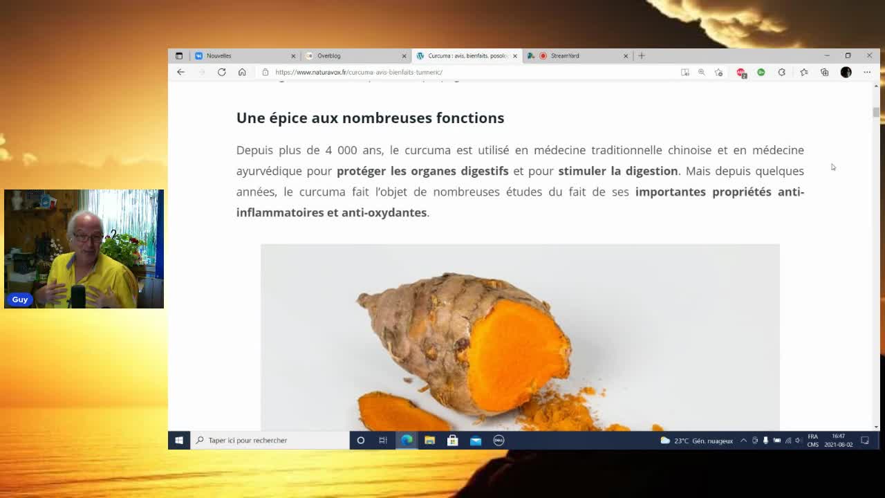 Capsule Santé - CURCUMA (TURMERIC)