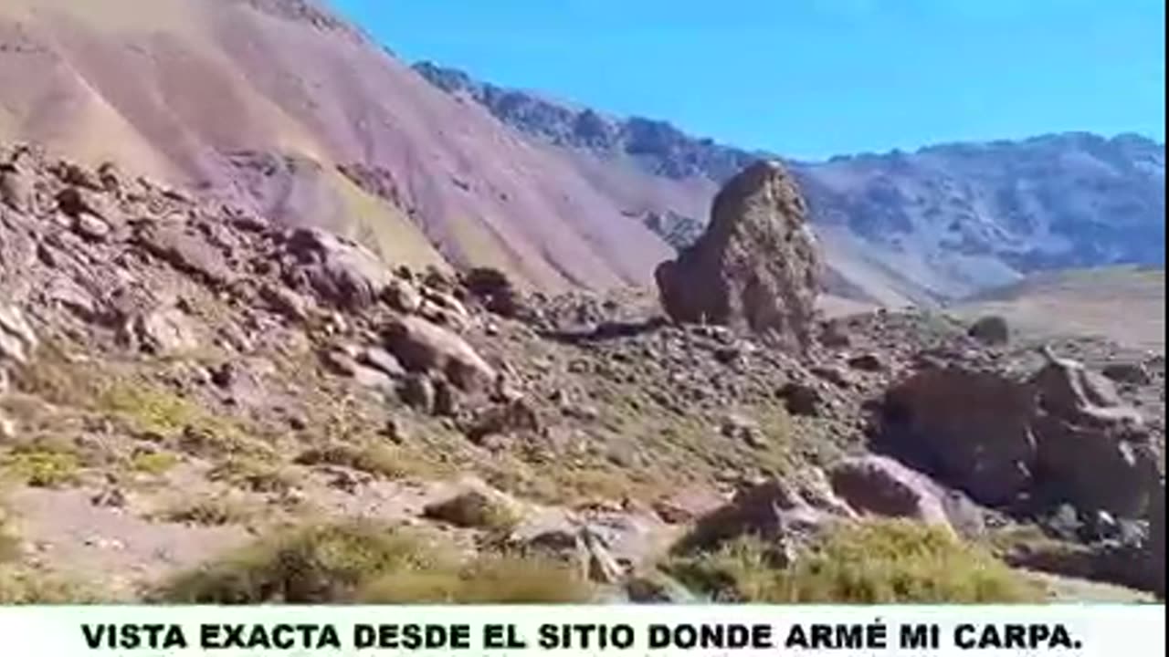 Lugar de la tragedia de los Andes - Valle de las Lágrimas
