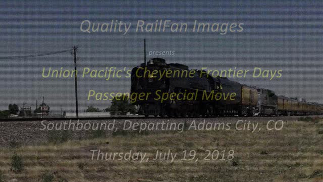 Union Pacific Cheyenne Frontier Days Passenger Special Adams City, CO Jul 19, 2018