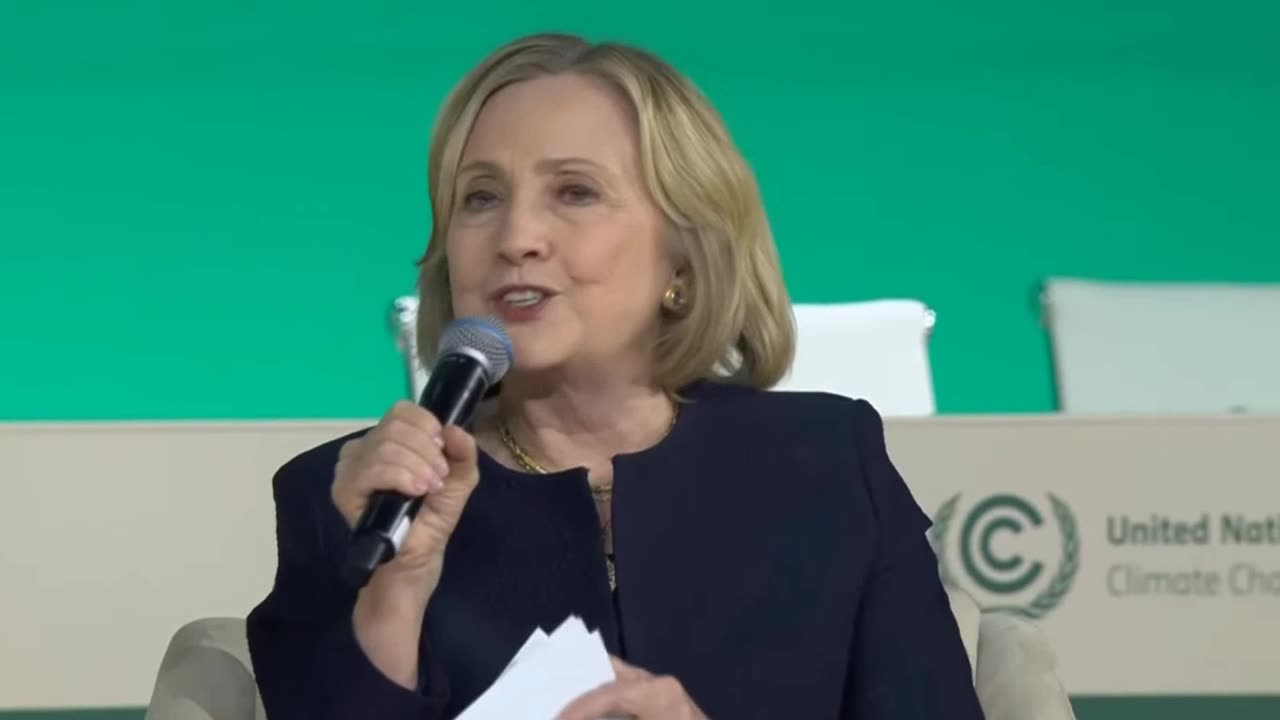 Hillary Clinton at COP28