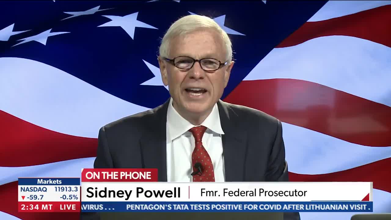 Trump 2020. Sidney Powell keeps her promises.