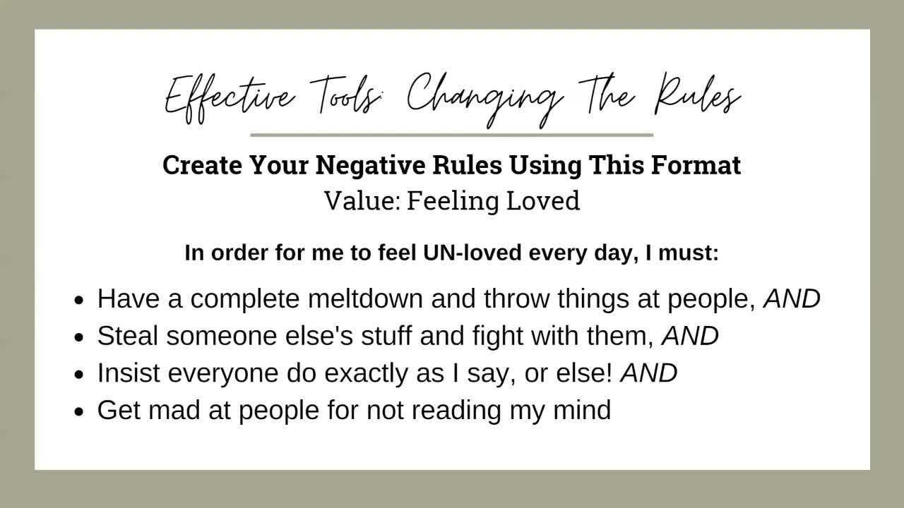 Effective Tools: Changing The Rules