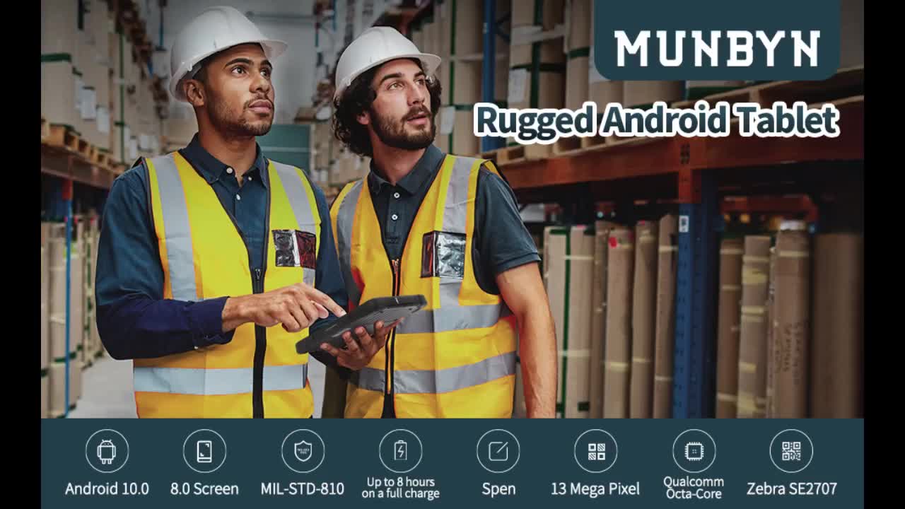 Review: MUNBYN Android Tablet Scanner, Rugged Android 10.0 Scanner, Integrated Zebra 2D SE2707,...