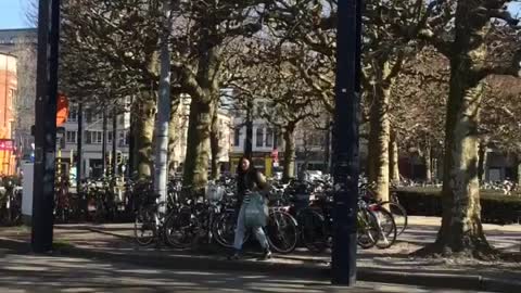 a lot of bike in Ghent, Belgium