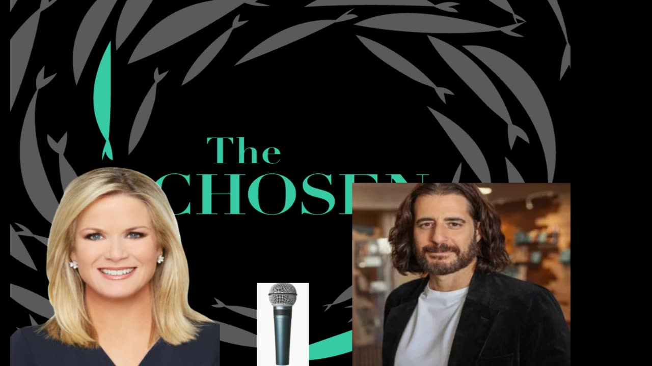 Jonathan Roumie & Martha Mac Callum do a podcast together speaking about Jonathan life and career