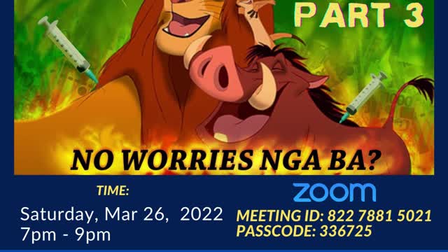 CDC Ph Weekly Huddle Mar 25, 2022: Bakuna Matata: No Worries Nga Ba? Part 3