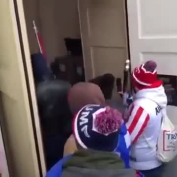 Watch Capitol Police Allow “Rioters” Into The Building