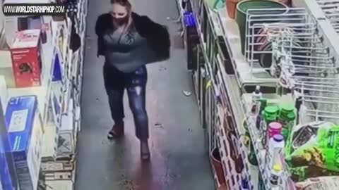 Woman Actually Tries To Shoplift A Chainsaw In Her Jeans!