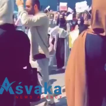 Anti-Taliban/Pakistan protests in Kabul, Afghanistan