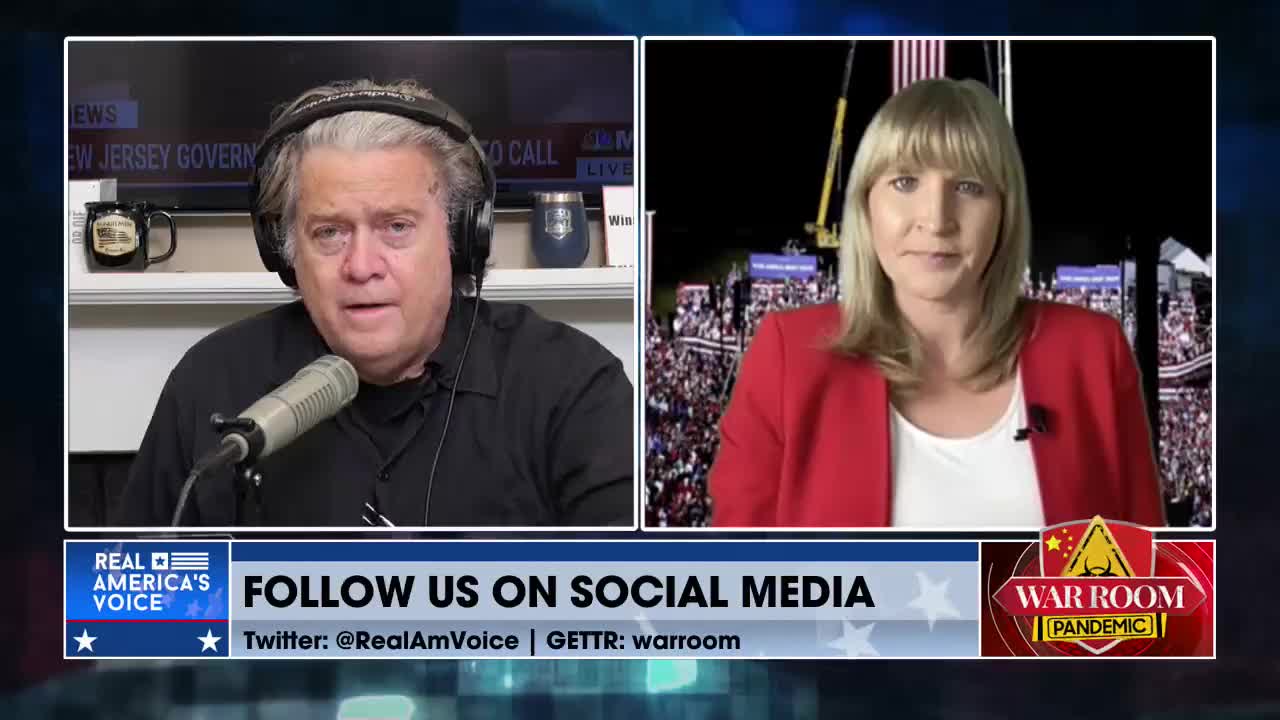 Steve Bannon w/Liz Harrington on the Election WINS