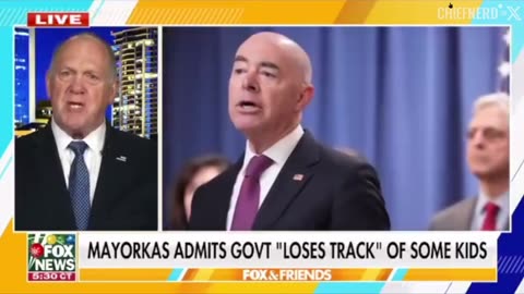 Tom Homan Calls Out Mayorkas For Spinning the Border Numbers: "If His Lips Are Moving, He's Lying"