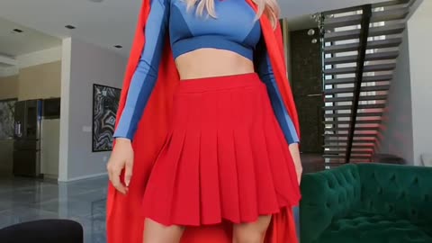 Emma as super girl #VRConk