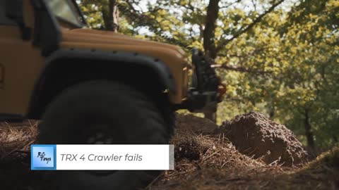 Traxxas TRX 4 crawlers fails