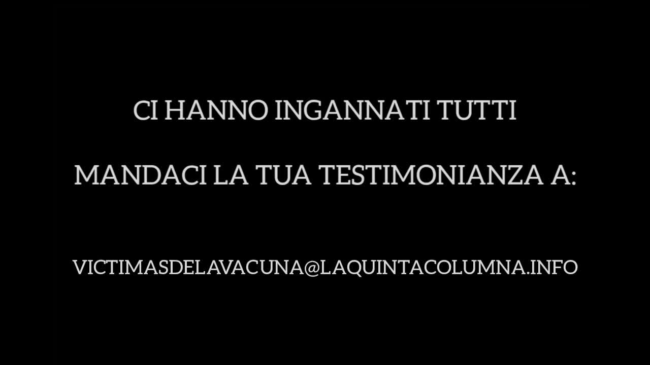 Testimonianza di una signora che racconta i danni che ha subito dopo essersi “vaccinata” con Pfizer.