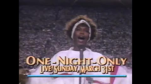 March 28, 1991 - HBO Promo for 'Whitney Houston : One Night Only'