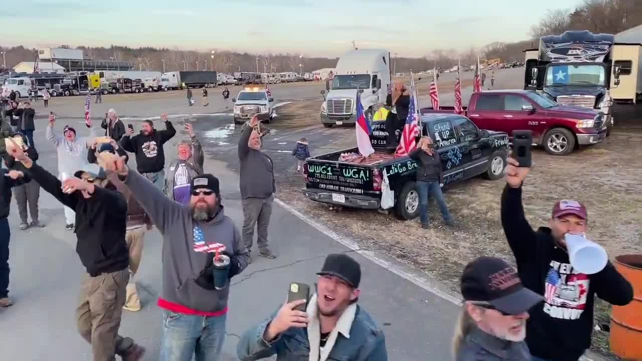 20000 USA Freedom Truckers Convoy arrives in Maryland!