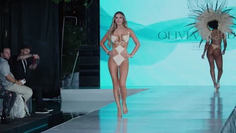 "Tori Hubbard | Miami Swim Week 2024 | 4K Slow Motion Runway Highlights"