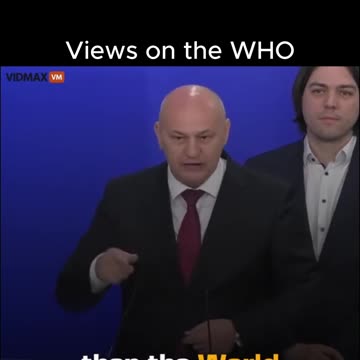 Mislav Kolakušić EU Parliament for Croatia calls out WHO