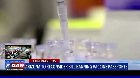 Ariz. to reconsider bill banning vaccine passports