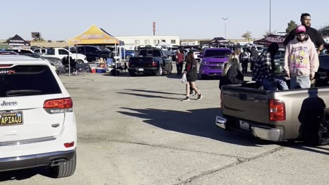 Starting the day at the burnout pit at TRUCKIN MADNESS! #shorts