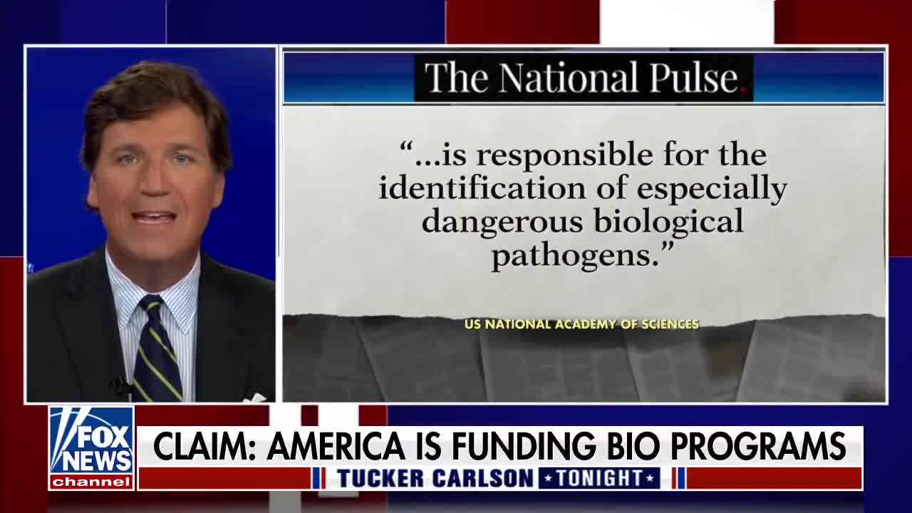 Tucker Carlson Provides the Proof US is Funding Ukraine BioLabs!!