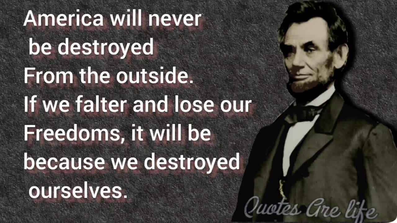 Motivational quotes of Abraham Lincoln