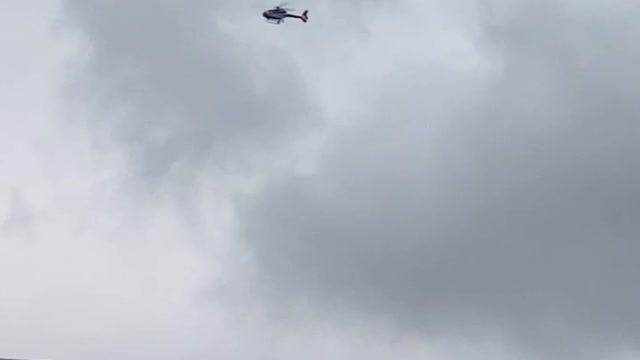 Helicopter pAssing