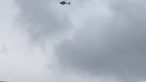 Helicopter pAssing