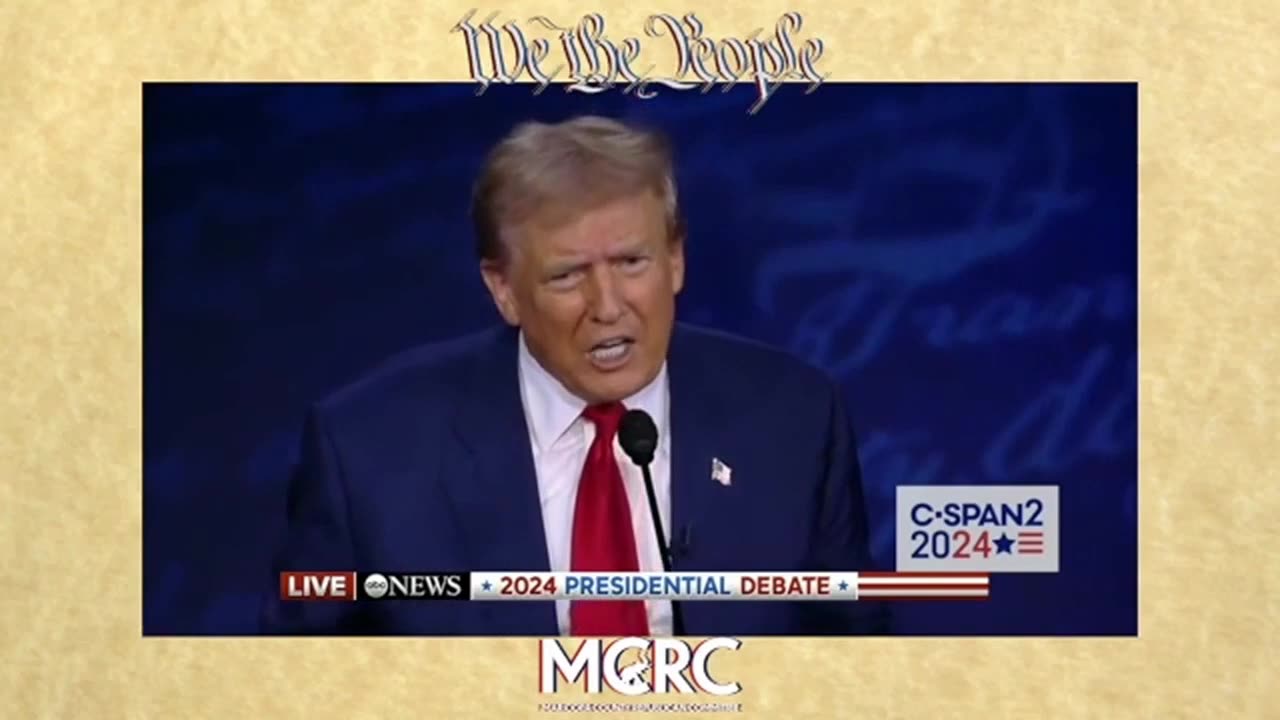 DONALD J. TRUMP CLOSING STATEMENT WINS DEBATE