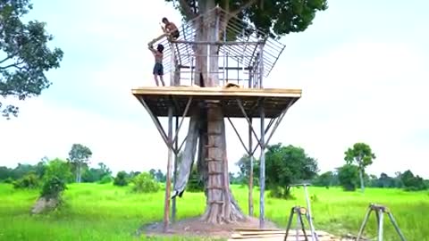 Beautiful Tree house buil