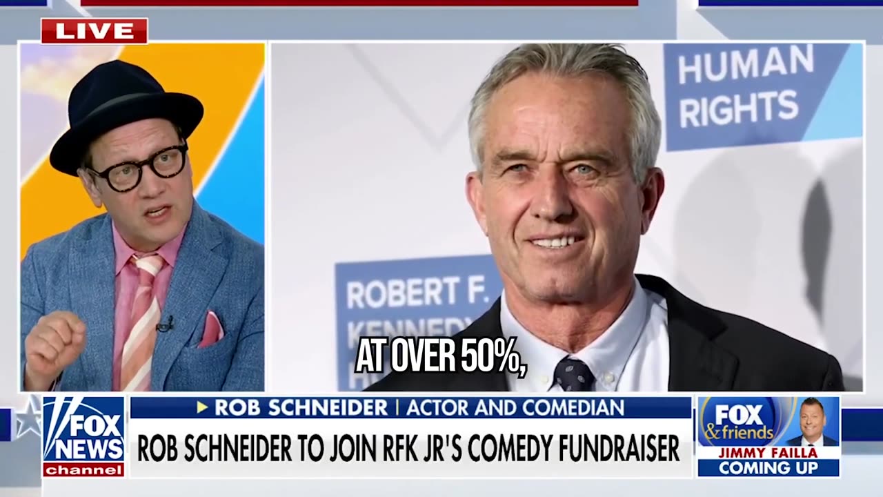 Rob Schneider supports Robert F. Kennedy, Jr.