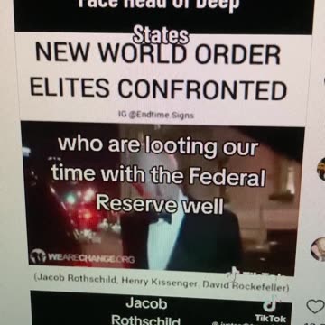 Rothschild, Kissinger, Soros NWO democide