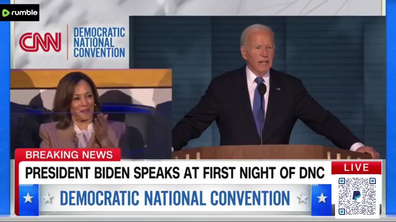 BIDEN NOT ANGRY DEMOCRATS FORCED HIM OUT