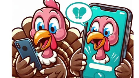 What sound does a Turkey's phone make? Dad Joke @DadFunnies #dadjokes #dadhumor