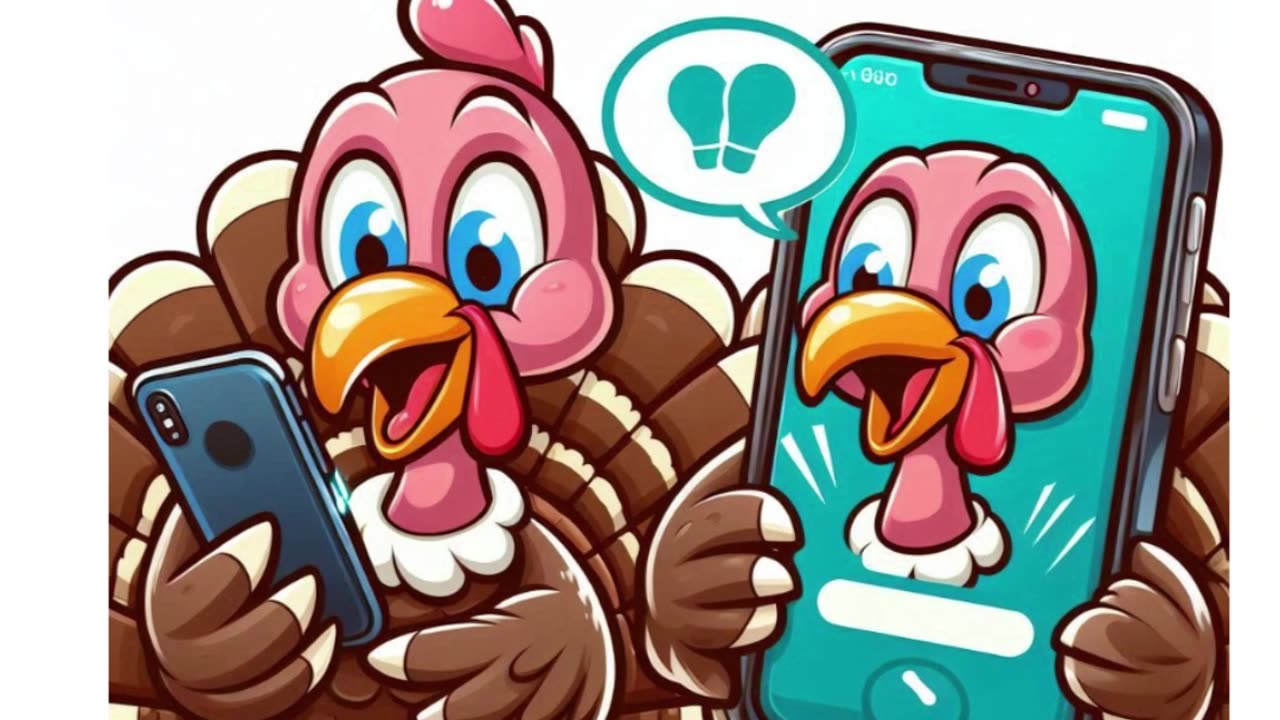 What sound does a Turkey's phone make? Dad Joke @DadFunnies #dadjokes #dadhumor