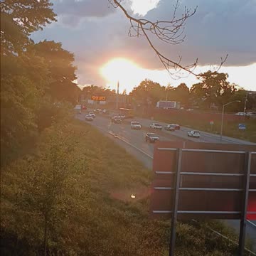 Sunset and long Island expressway