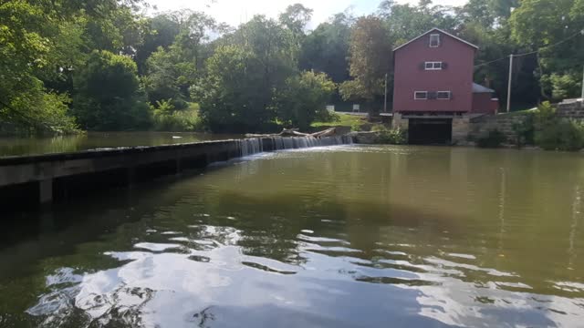 Waterfall and mill