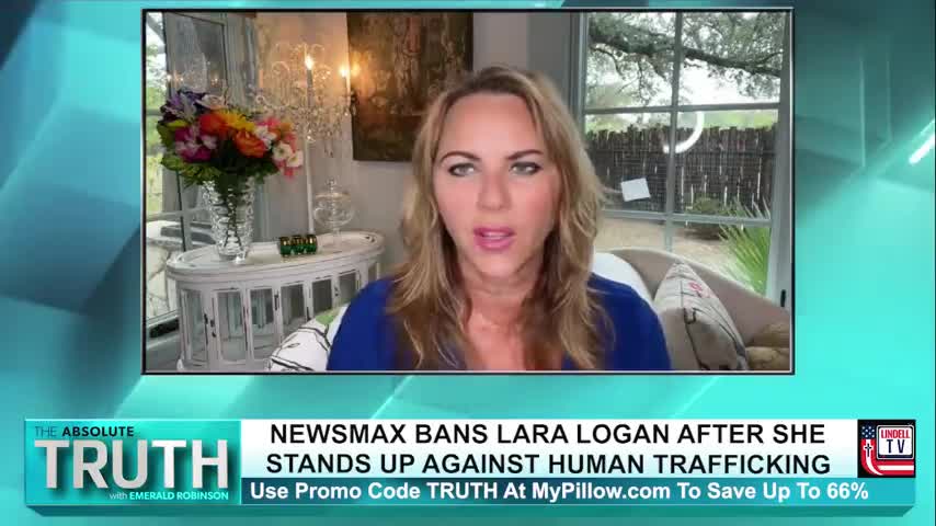 LARA LOGAN RESPONDS TO NEWSMAX AFTER THEY BAN HER FROM THE NETWORK