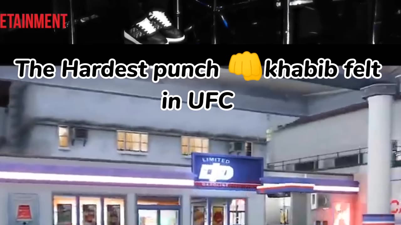 The Hardest punch 👊 khabib felt in UFC