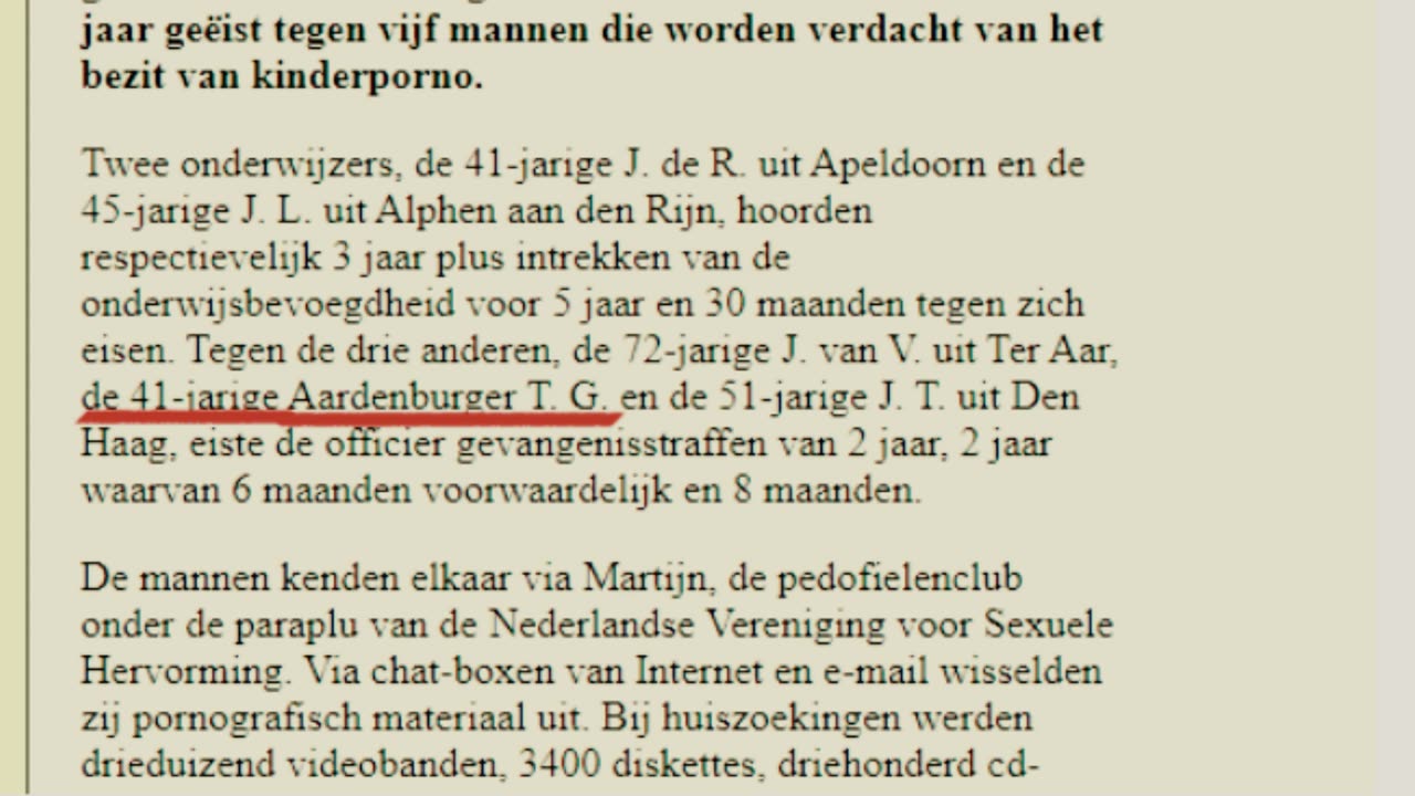 Filmproducent en demonstrant Tani Geukens is ook pedo-activist