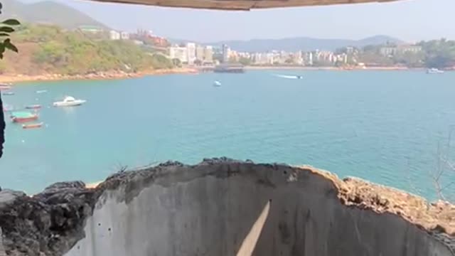 Boat on the Hongkong Ocean