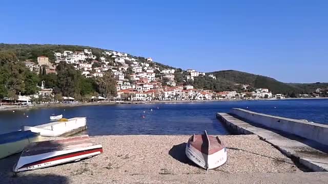 A morning by the water in Greece