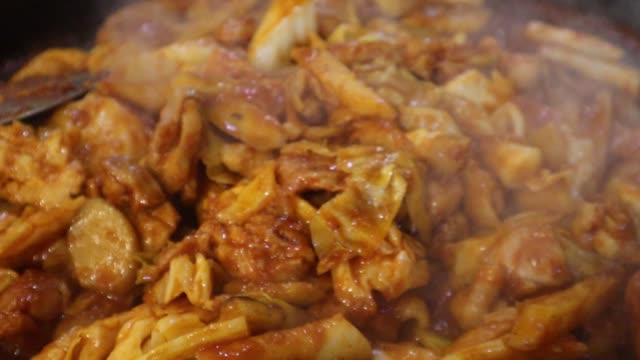 The chicken ribs are cooked deliciously