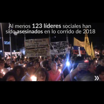 Realizaron 'velatón' en Bucaramanga para exigir justicia para líderes sociales asesinados