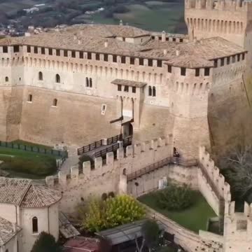 Italy. Castle Gradara Gradara